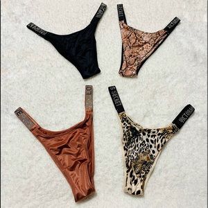 Victoria Secrets Rhinestone thongs